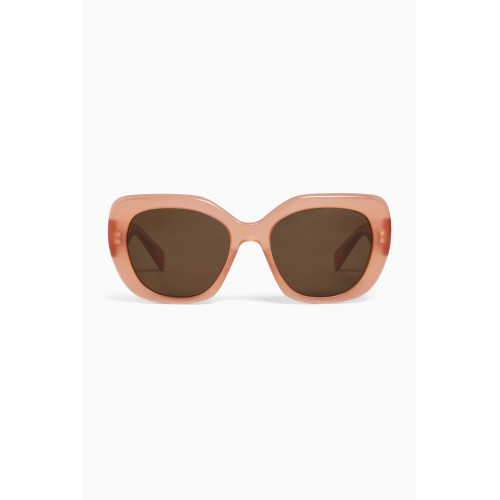 Celine - Triomphe Sunglasses in Acetate Pink
