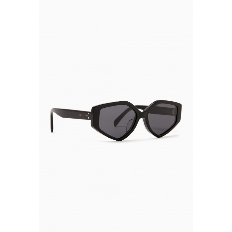 Celine - Graphic Sunglasses in Acetate Black