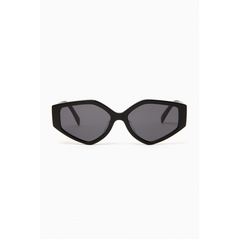 Celine - Graphic Sunglasses in Acetate Black