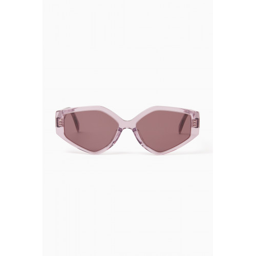Celine - Graphic Sunglasses in Acetate Purple
