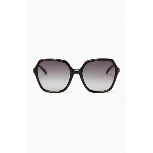 Celine - Oversized Sunglasses in Acetate Black