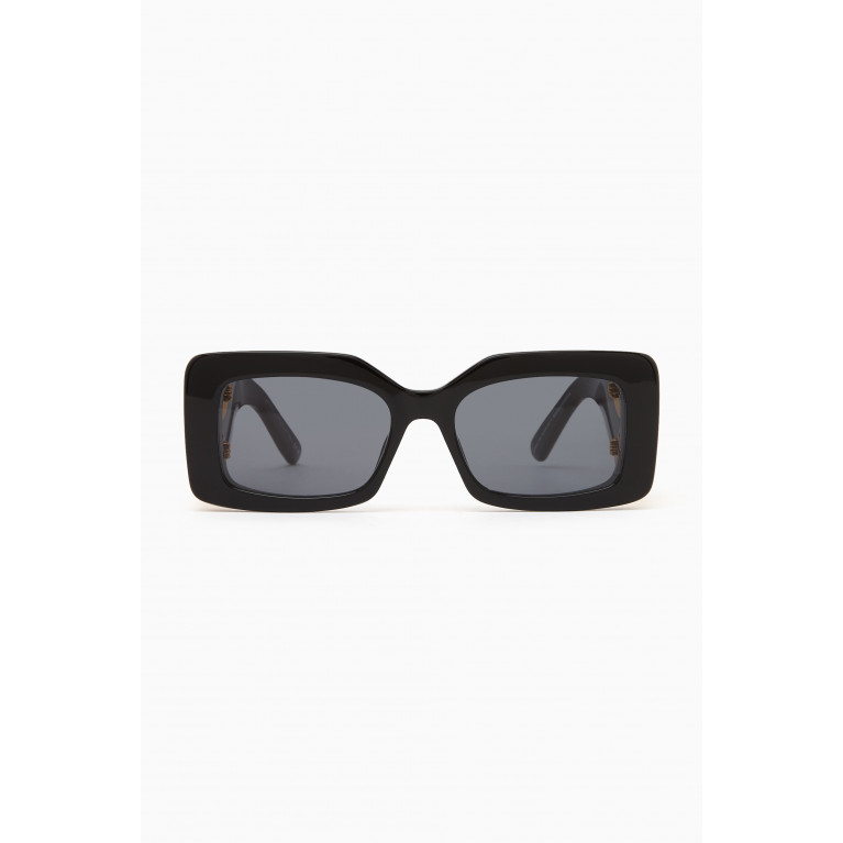 Stella McCartney - Square Sunglasses in Bio Acetate Black