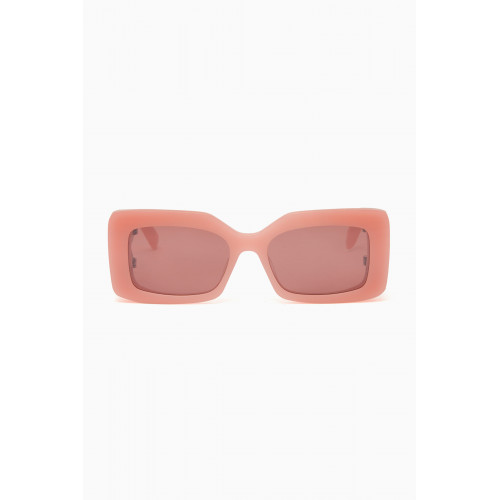 Stella McCartney - Square Sunglasses in Bio Acetate Pink