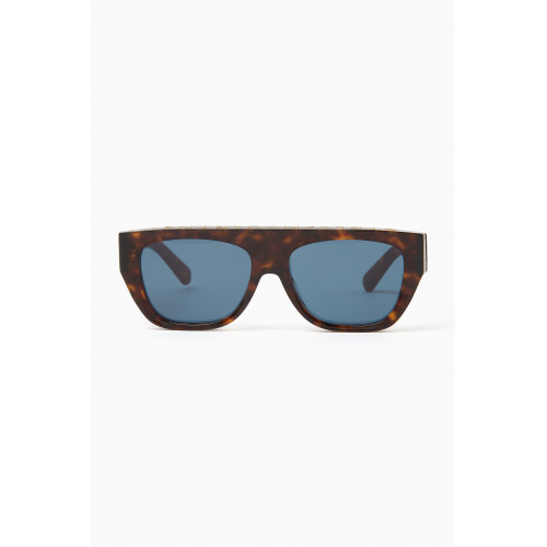 Stella McCartney - Square Sunglasses in Bio Acetate Brown