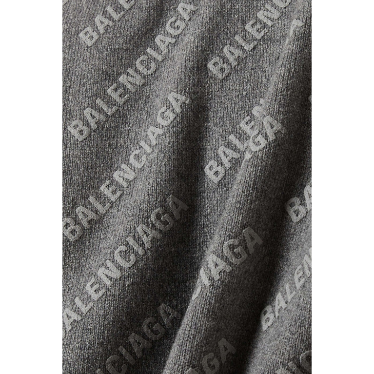 Balenciaga - Logo Sweater in Cashmere Knit