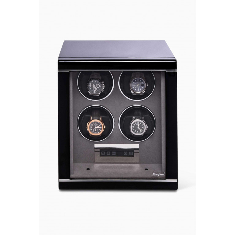 Rapport - Quad Watch Winder Case in Leather
