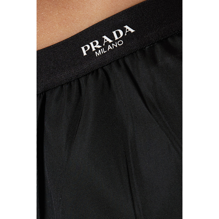Prada - Logo Wide-leg Pants in Re-nylon
