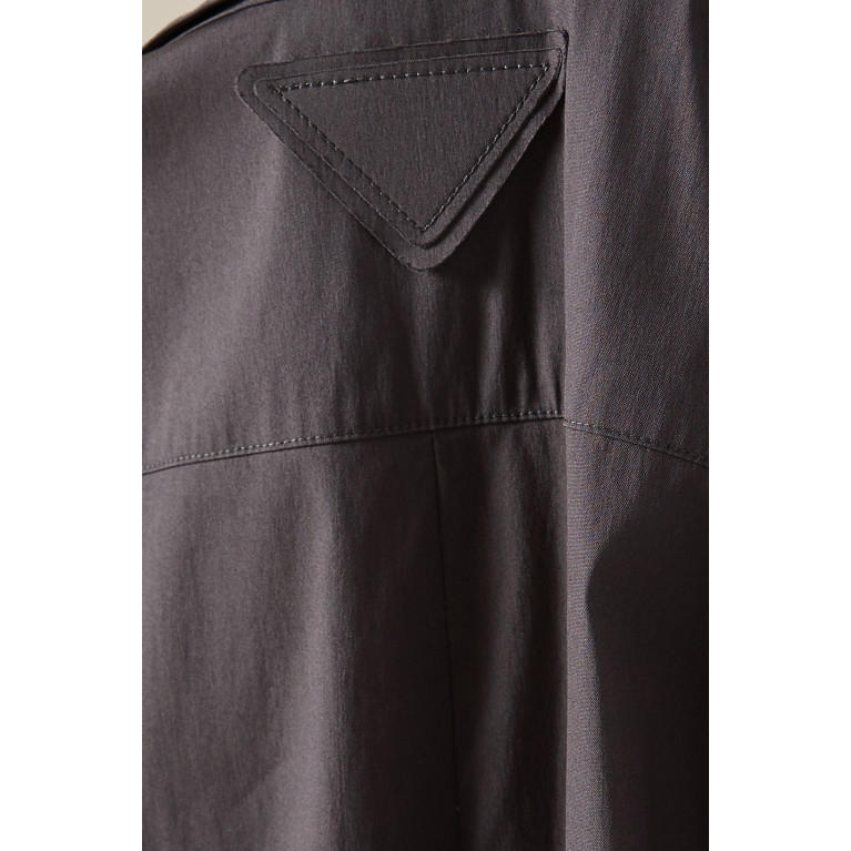 Prada - Classic Collar Jumpsuit in Cotton