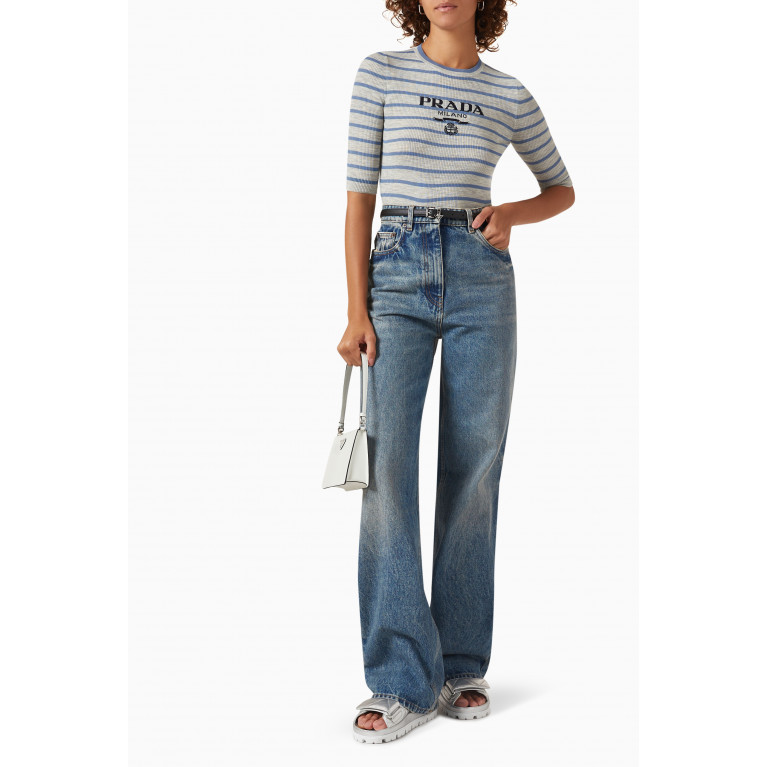 Prada - High-rise Wide-leg Jeans