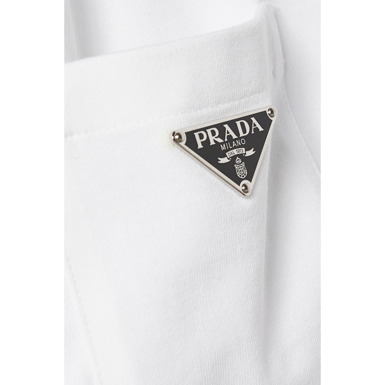 Prada - Logo Patch Pocket T-shirt in Jersey