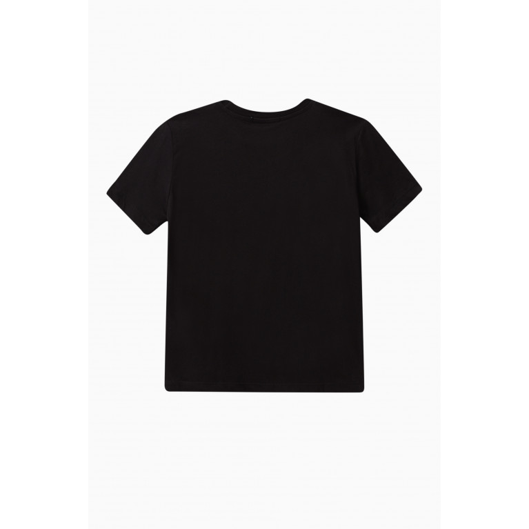 MSGM - Logo T-shirt in Cotton Black