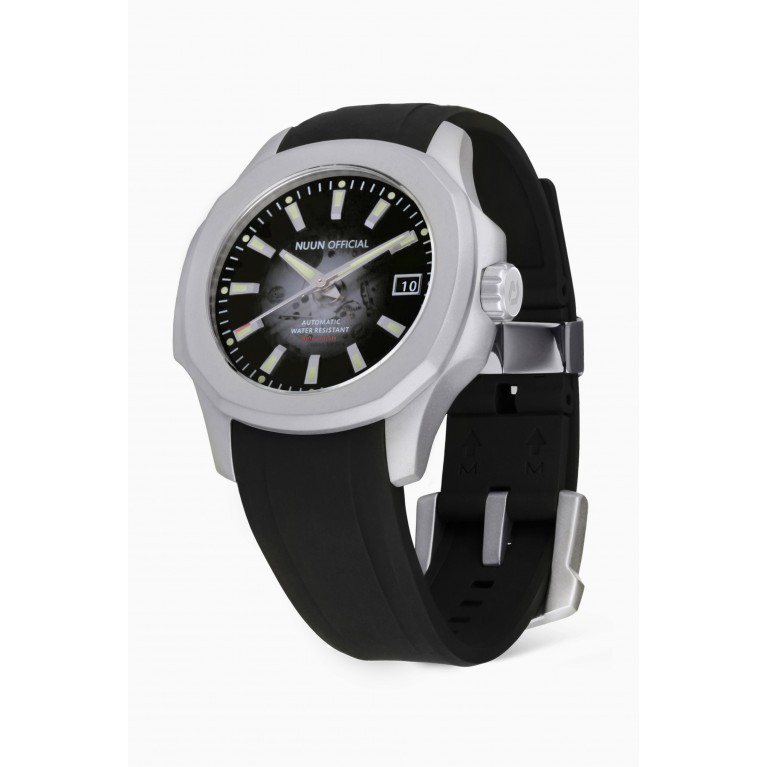 Nuun Official - N200 Automatic Rubber Watch, 40.5mm