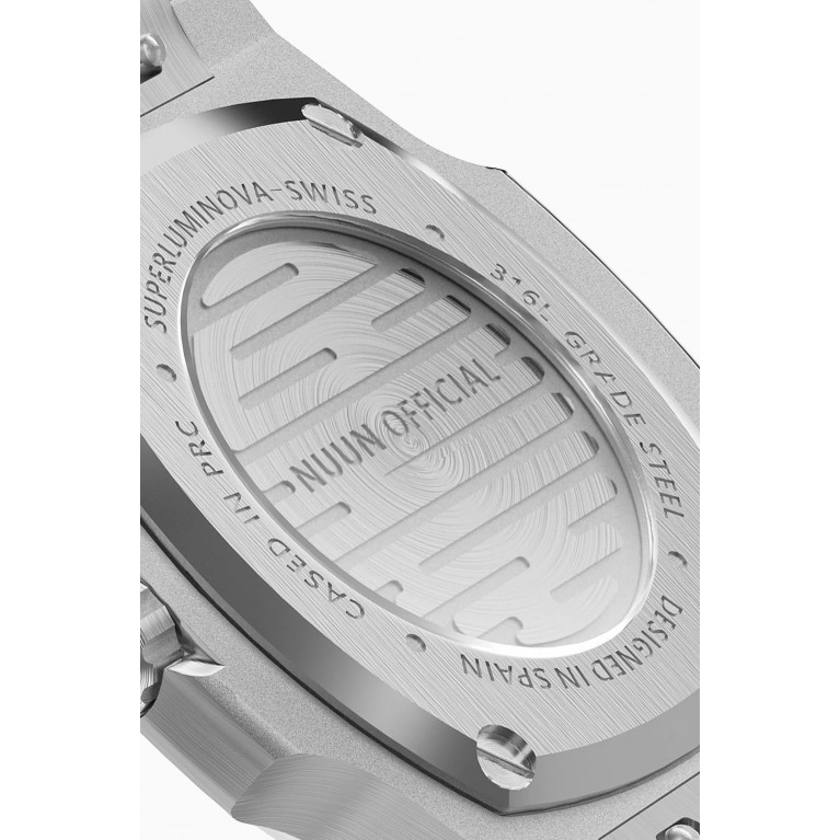 Nuun Official - MT Ronda Stainless Steel Watch, 40.5mm