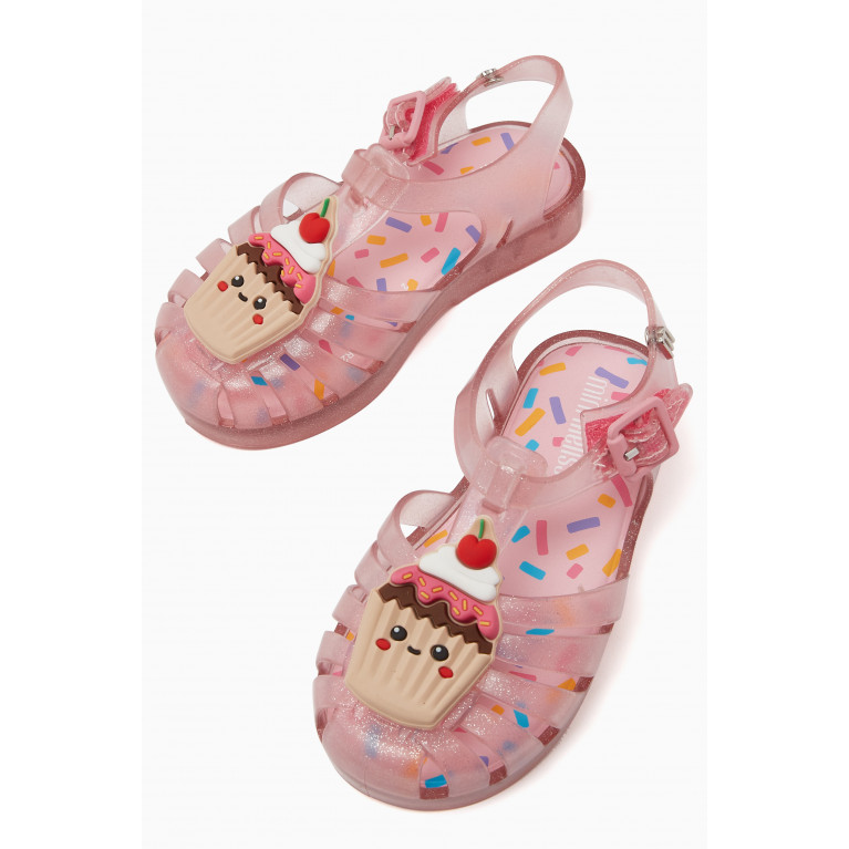 Mini Melissa - Possession Candy Jelly Sandals in Melflex Pink