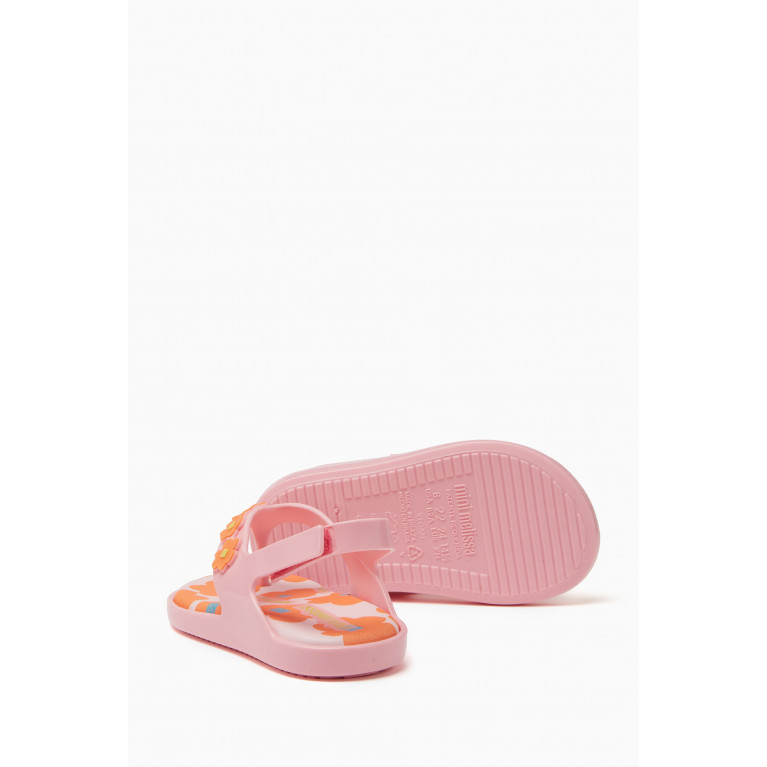 Mini Melissa - Sunny Sandals in Rubber Pink