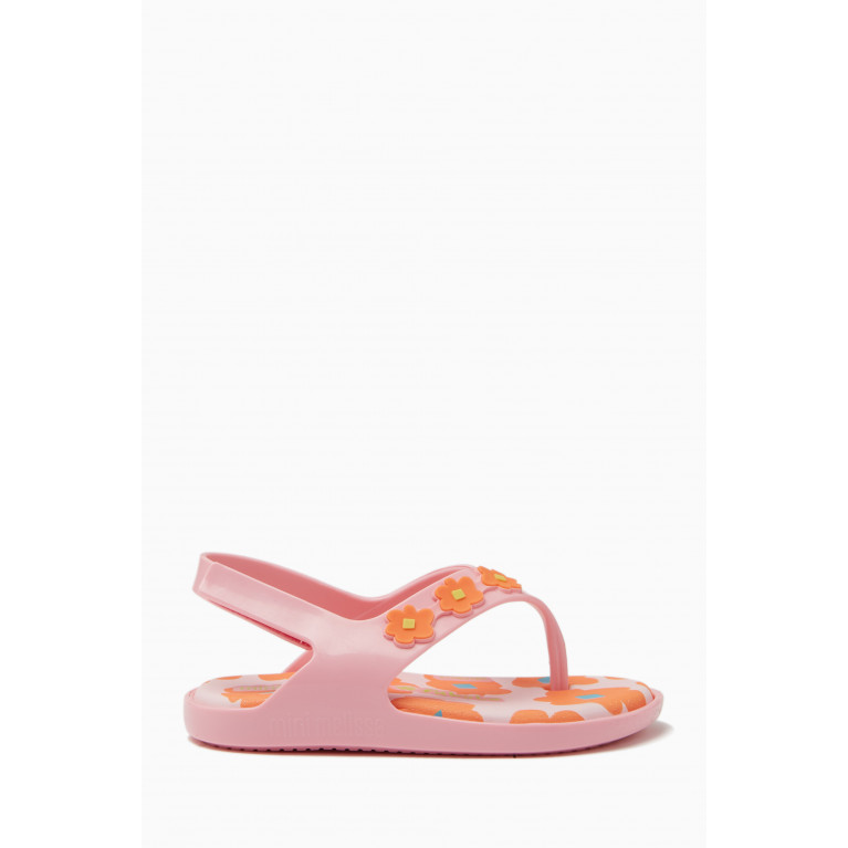 Mini Melissa - Sunny Sandals in Rubber Pink
