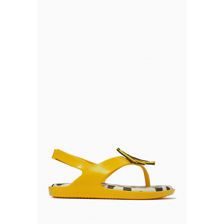 Mini Melissa - Sunny Sandals in Rubber Yellow