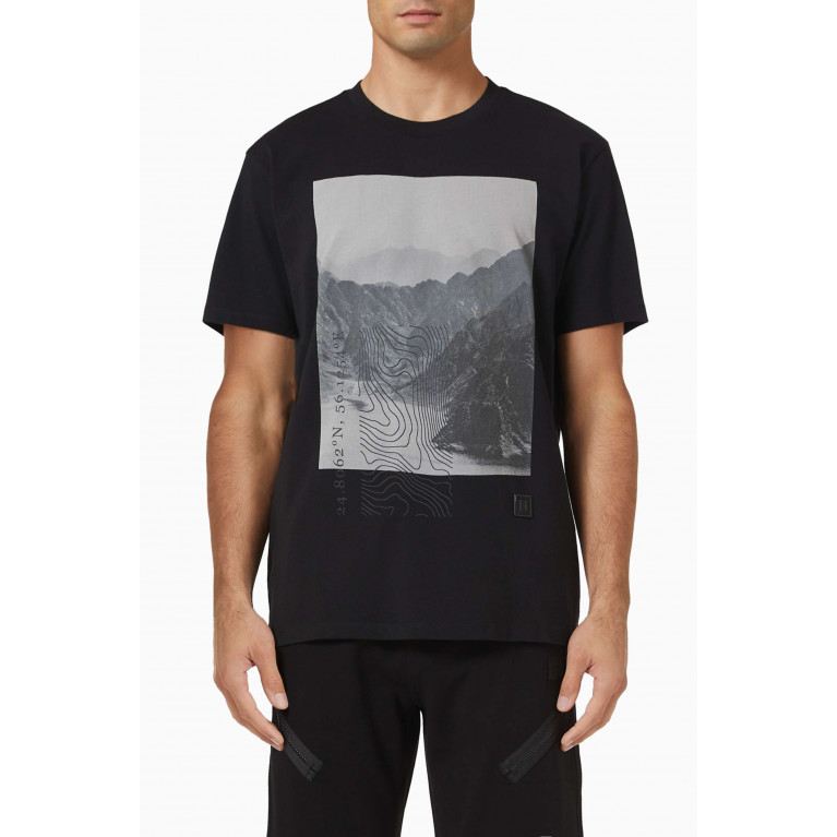 NASS - Huntington T-shirt in Cotton Black