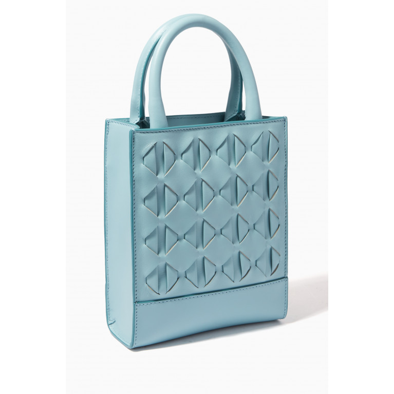 Serapian - 1928 Mini Tote Bag in Mosaico Blue