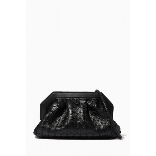 Serapian - Secret Clutch Bag in Mosaico Black