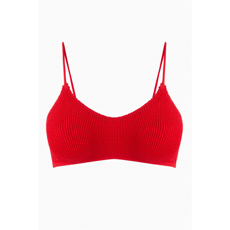 Bond-Eye - Selena Crop Eco Bikini Bra Red