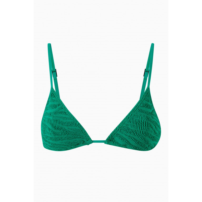 Bond-Eye - Luana Triangle Bikini Top Green