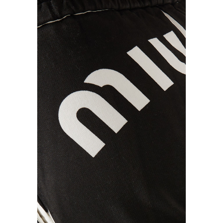 Miu Miu - Printed Track Pants in Fleece