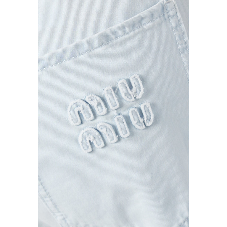 Miu Miu - Low-rise Jeans in Washed-denim