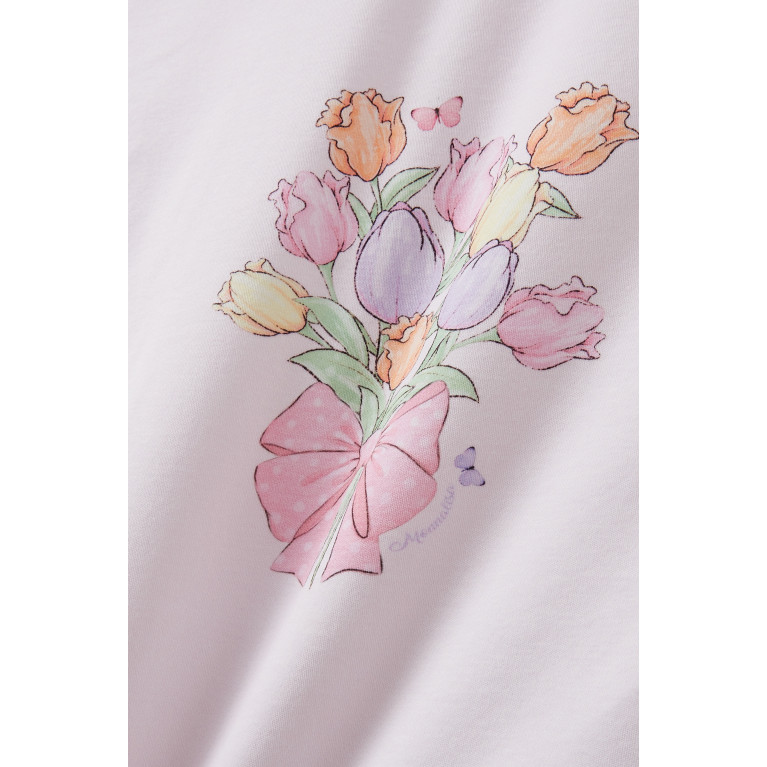 Monnalisa - Tulip Baby Blanket in Cotton