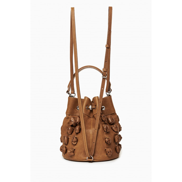 Marina Raphael - Estella Bucket Bag in Knotted Leather
