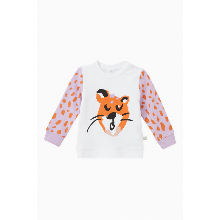 Stella McCartney - Tiger Sweatshirt in Organic Cotton