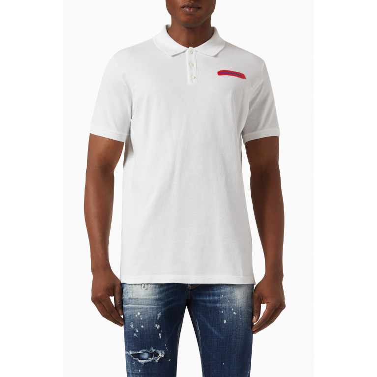 Dsquared2 - D2 Tennis Polo Shirt in Cotton-piqué