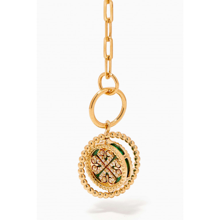 Damas - Lace Link Malachite Bracelet in 18kt Gold
