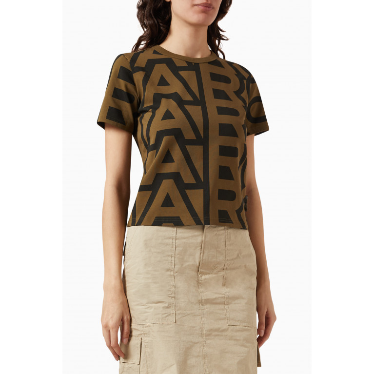 Marc Jacobs - Monogram Baby T-shirt in Stretch Cotton-jersey Green