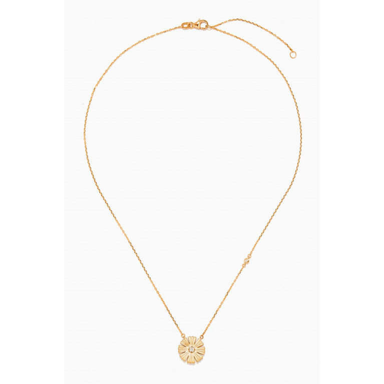 Damas - Farfasha SunKiss Afraj Diamond & Mother of Pearl Necklace in 18kt Gold