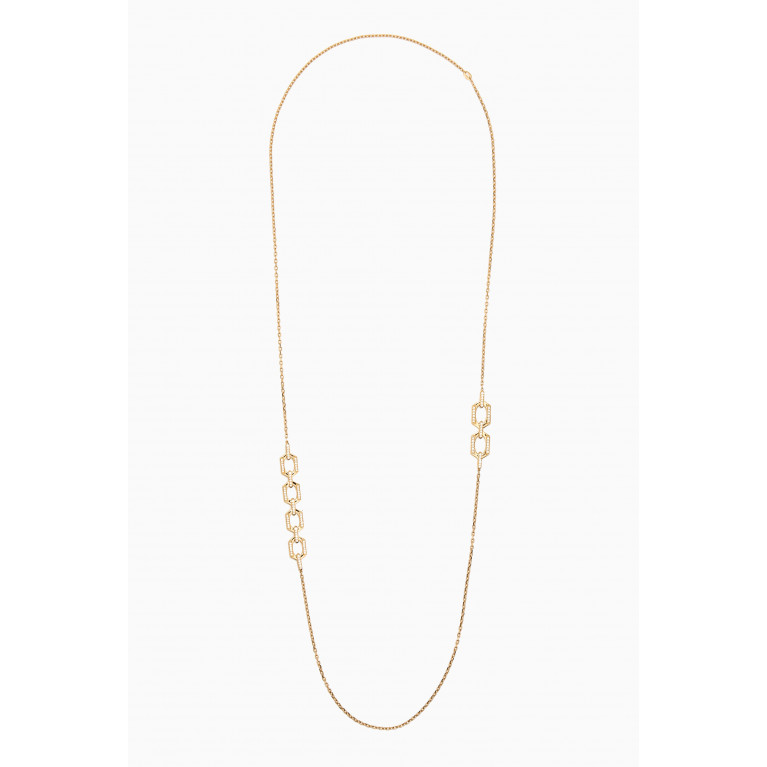 Damas - Links Diamond Long Necklace in 18kt Gold Yellow