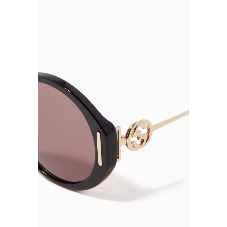 Gucci - Round Sunglasses in Acetate