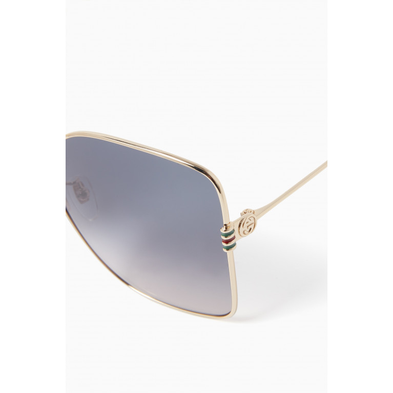 Gucci - XL Round Sunglasses in Acetate