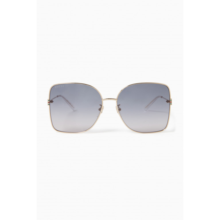 Gucci - XL Round Sunglasses in Acetate