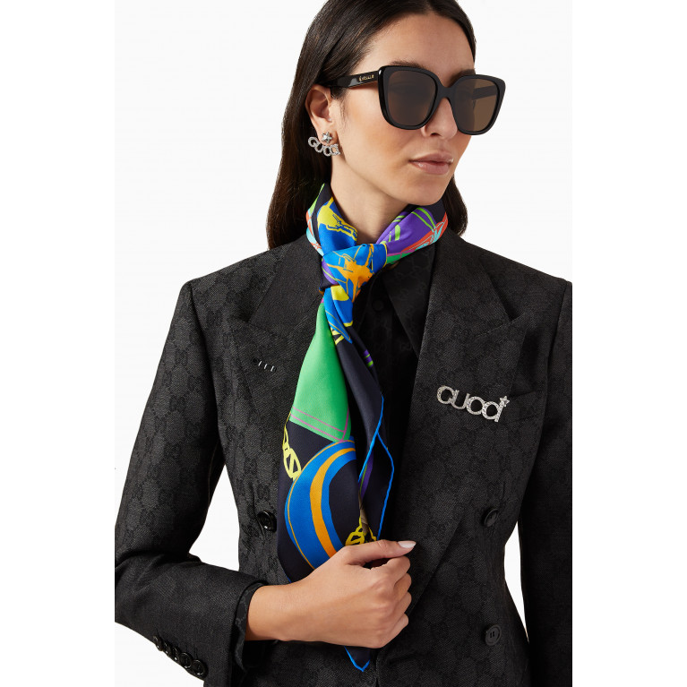 Gucci - Butterfly Sunglasses in Acetate Black
