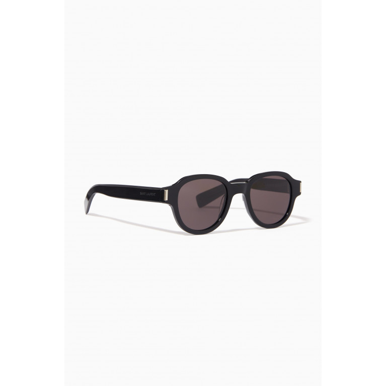 Saint Laurent - Round Sunglasses in Acetate Black