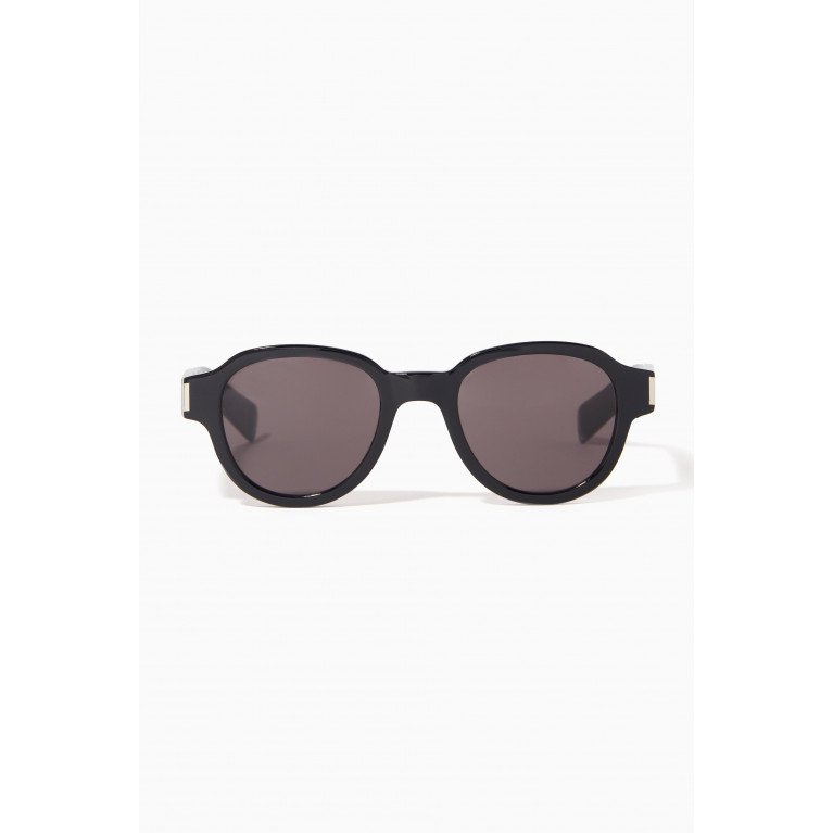 Saint Laurent - Round Sunglasses in Acetate Black