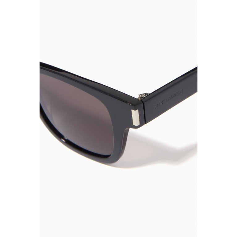 Saint Laurent - Square Sunglasses in Acetate Black