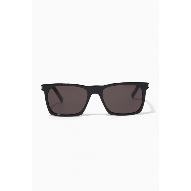 Saint Laurent - Square Sunglasses in Acetate Black