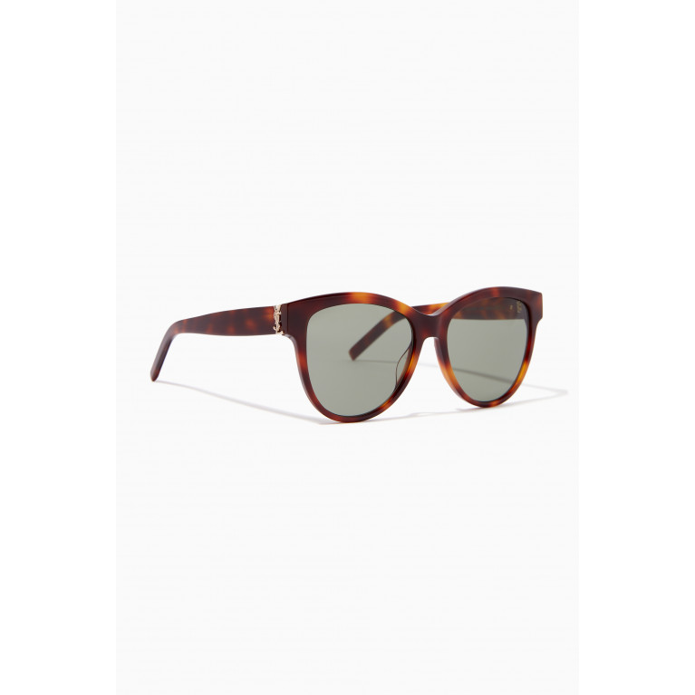 Saint Laurent - Cat-eye Sunglasses in Acetate Brown