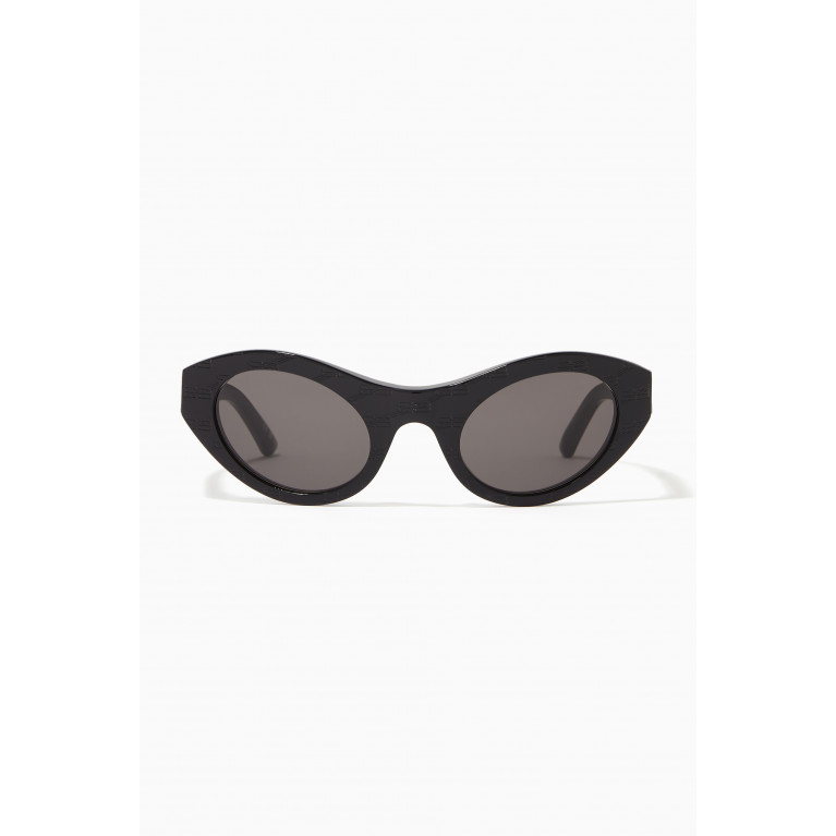 Balenciaga - Round D-Frame Sunglasses in Acetate