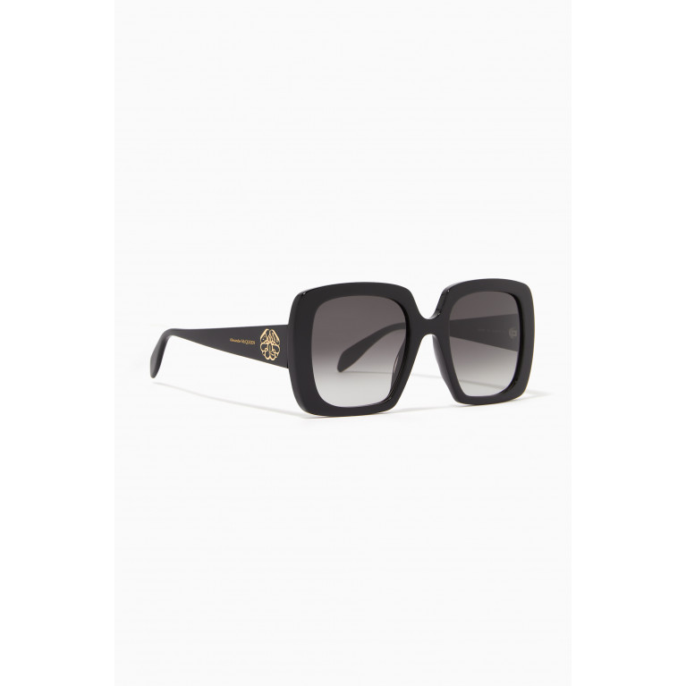 Alexander McQueen - Square Sunglasses in Acetate