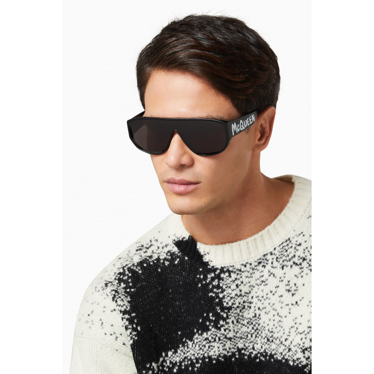 Alexander McQueen - XL Sunglasses in Acetate