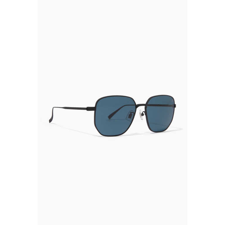 Dunhill - Square Frame Sunglasses in Titanium Black