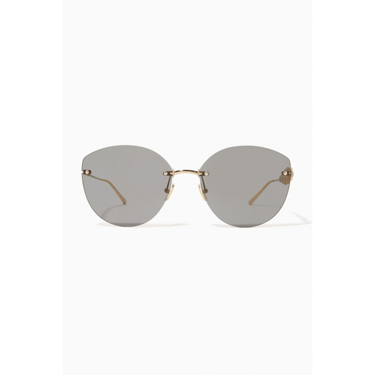 Boucheron - Cat-eye Sunglasses in Metal